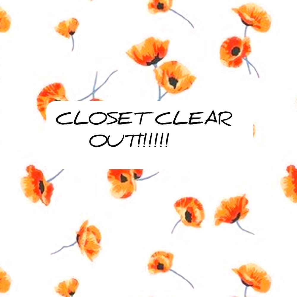 CLOSET CLEAR OUT!